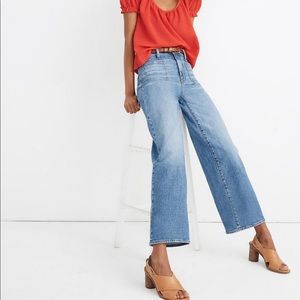 Madewell Wide-Leg Crop Jeans